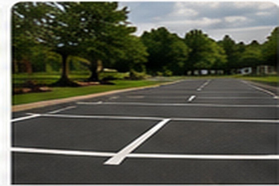 Parking lot line painting