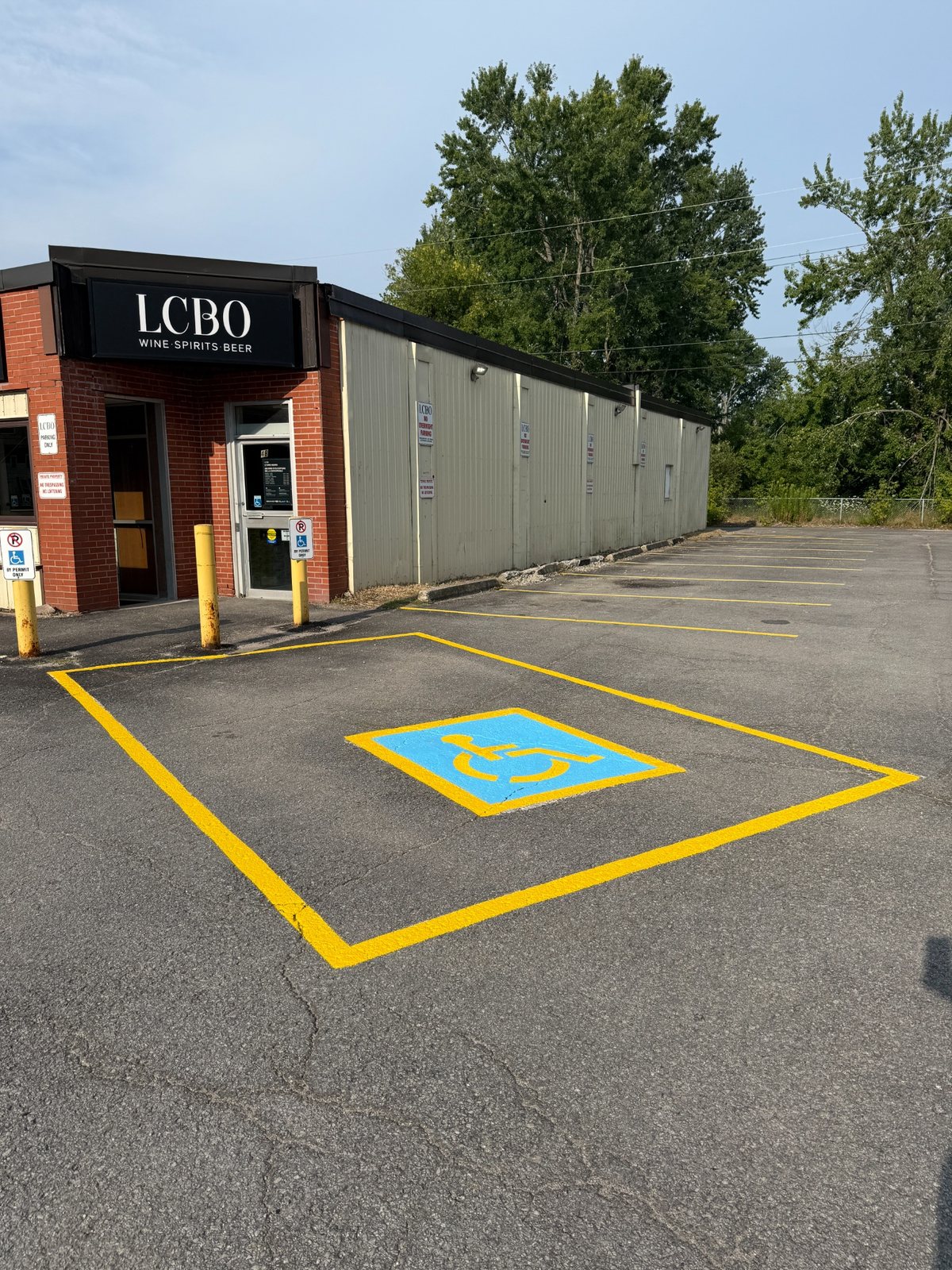 Commercial restriping